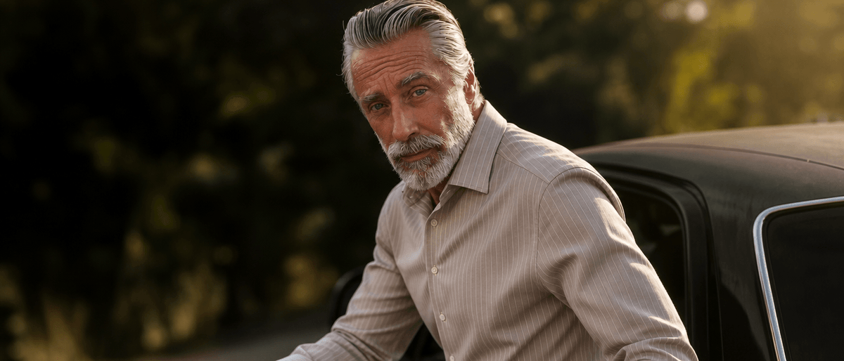 Pinstripe Stretch Dress Shirts