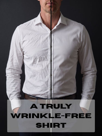 Stretch Shirt – Fitted, Never Ironed • Lake Blue