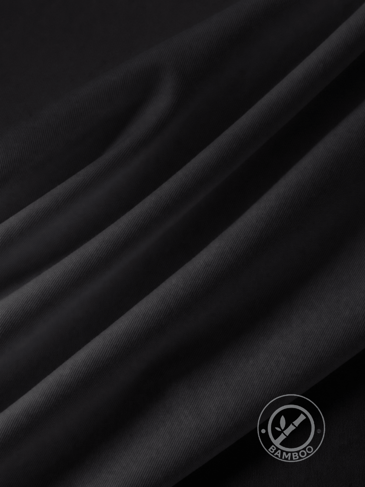 Stretch Shirt – Fitted, Never Ironed • Black