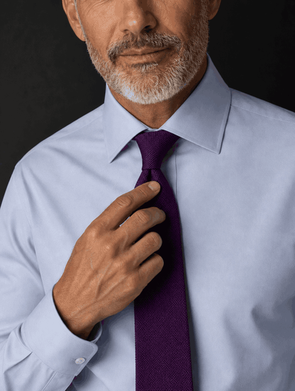 Stretch Shirt – Fitted, Never Ironed • Blue Grey